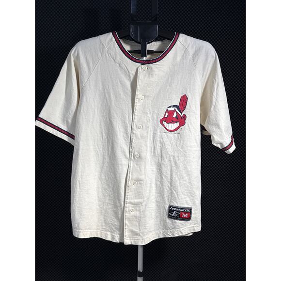 Y2K Logo Athletic Cleveland Indians ‘Guardians’ with Chief Wahoo logo Size Med - Picture 1 of 5